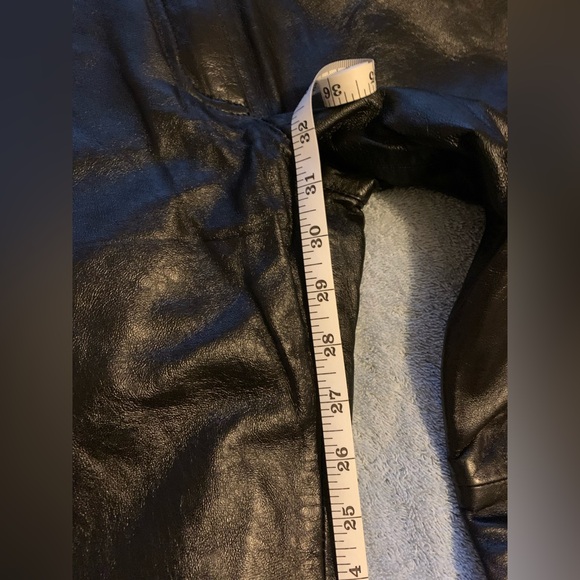 Real Leather Pants NWOT - Picture 6 of 9